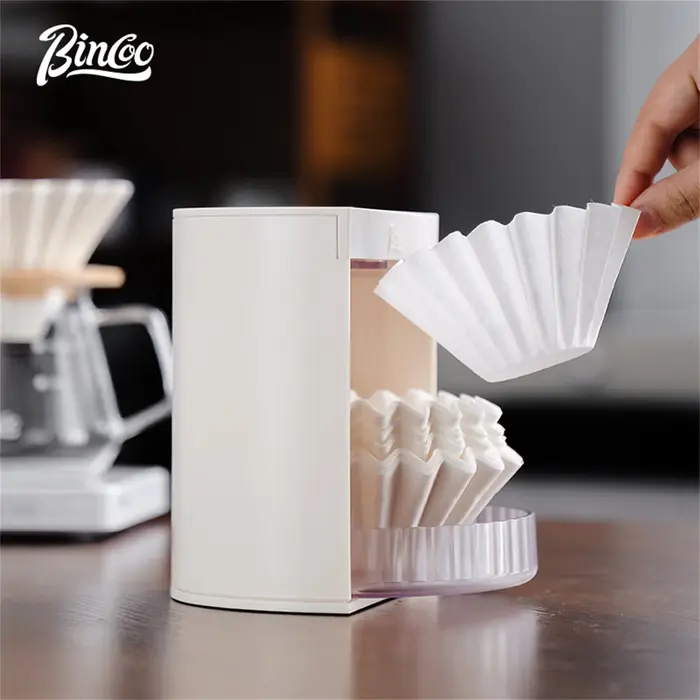 BINCOO café filtre papier boîte de rangement support gâteau