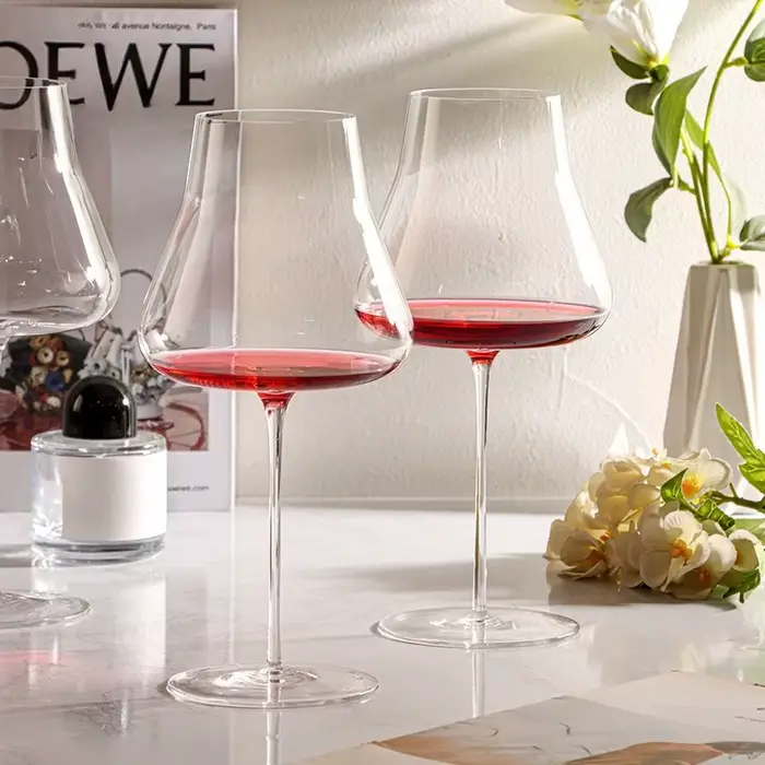 Verre à vin rouge bordeaux Ultra-fin fait à la main