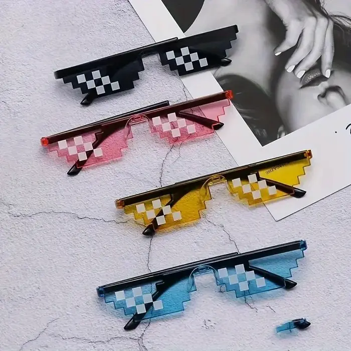 Lunettes de fête en mosaïque personnalisée