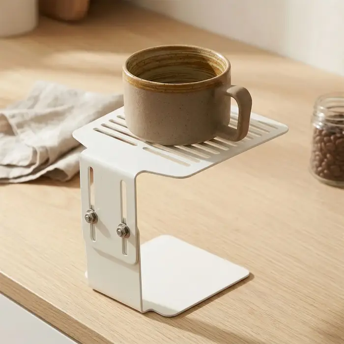 Balance électronique à café avec support de tasse d'extraction pour machine à expresso réglable en hauteur
