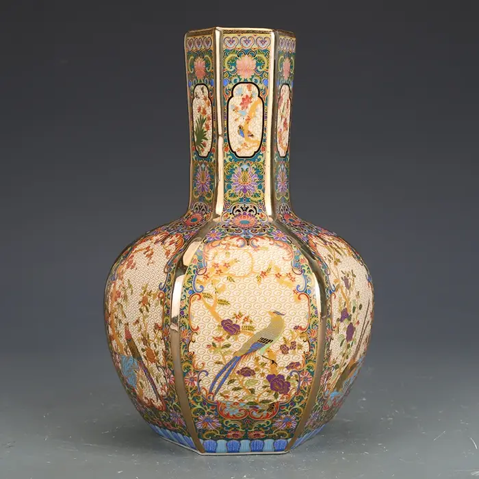 Vase chinois antique en porcelaine, Vase de décoration, Table de maison, décoration intérieure