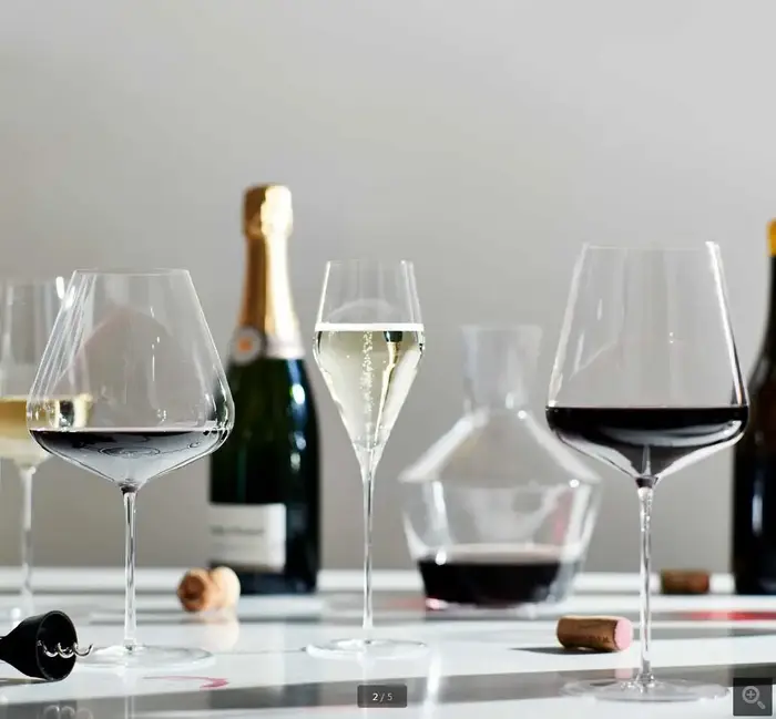 Lot de 2 verres à vin bordeaux style Zalto