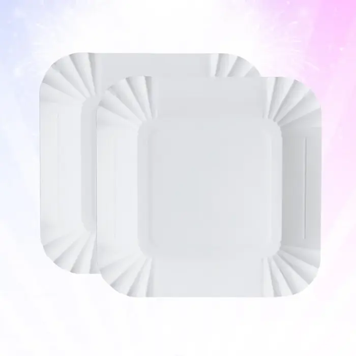 Assiettes en papier jetables
