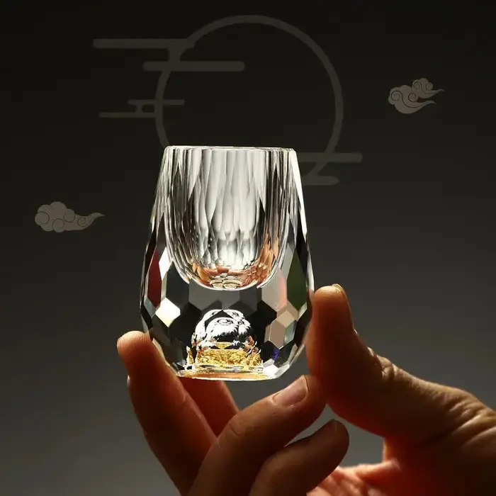 Verre de cristal de luxe Vodka saké Shochu barre