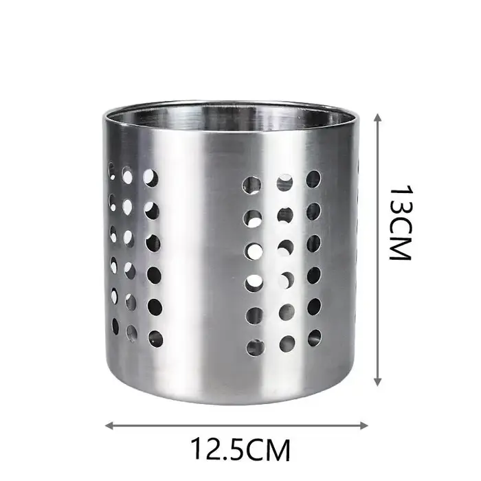✔ Boîte de rangement pour baguettes cylindriques en acier inoxydable