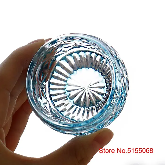 Verres à shot en cristal coloré Edo Kiriko japonais