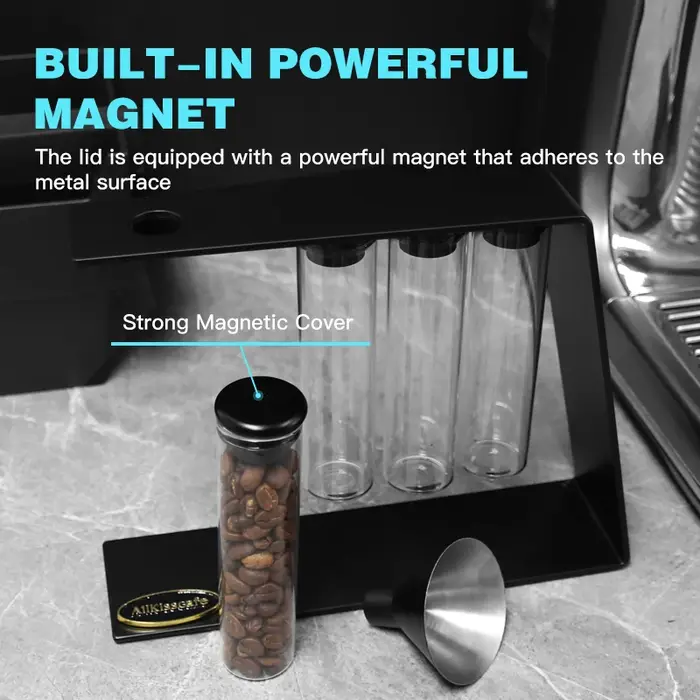 Contenant de stockage magnétique pour grains de café