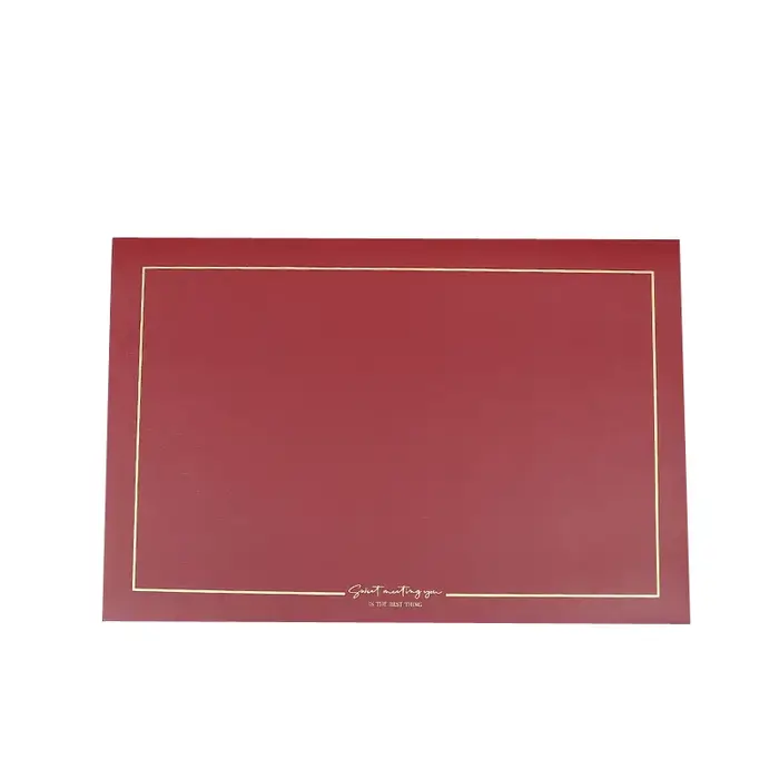 Sets de Table Rectangulaires en Cuir