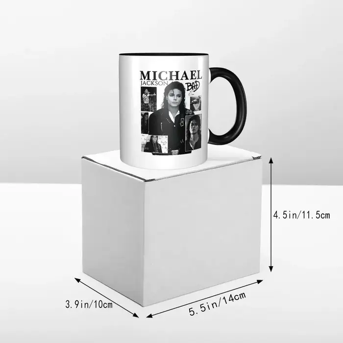 Tasse à café amusante en céramique Michael Jackson dansant