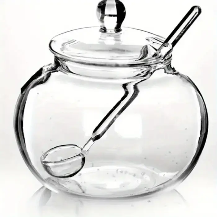 Sucre Transparent de 350ML avec couvercle