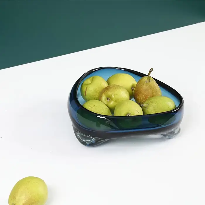 Plateau en verre Triangle géométrique