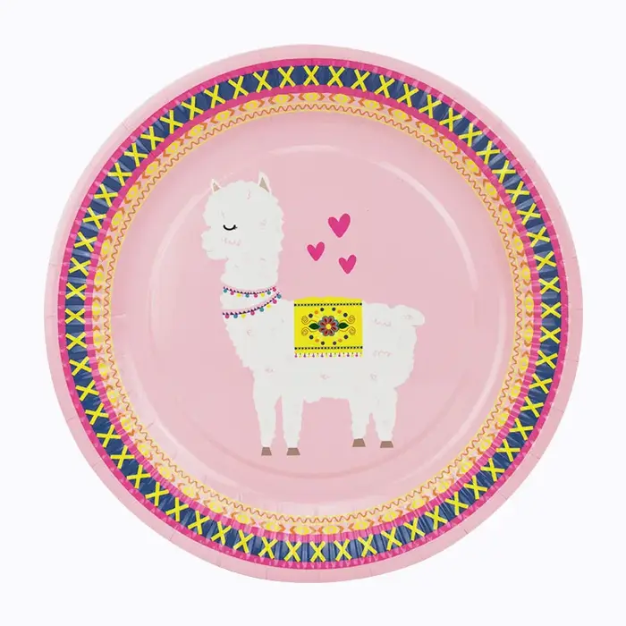 Ensemble de couverts mignons en forme d'alpaga