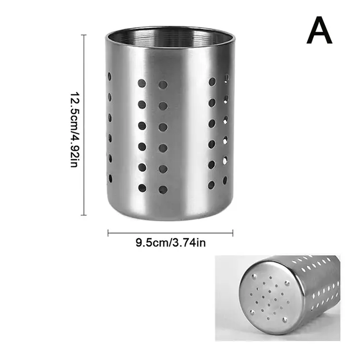 Support de rangement en acier inoxydable pour couverts, baguettes, cuillères et fourchettes, avec ég