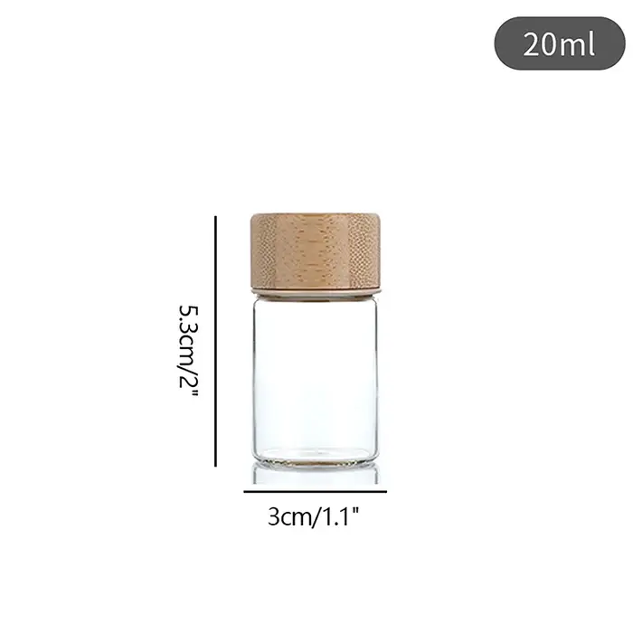 Mini Bouteille en Verre pour Café, Condoor, Lait, Jus, Étanche avec Couvercle, Pot Mason Portable Af