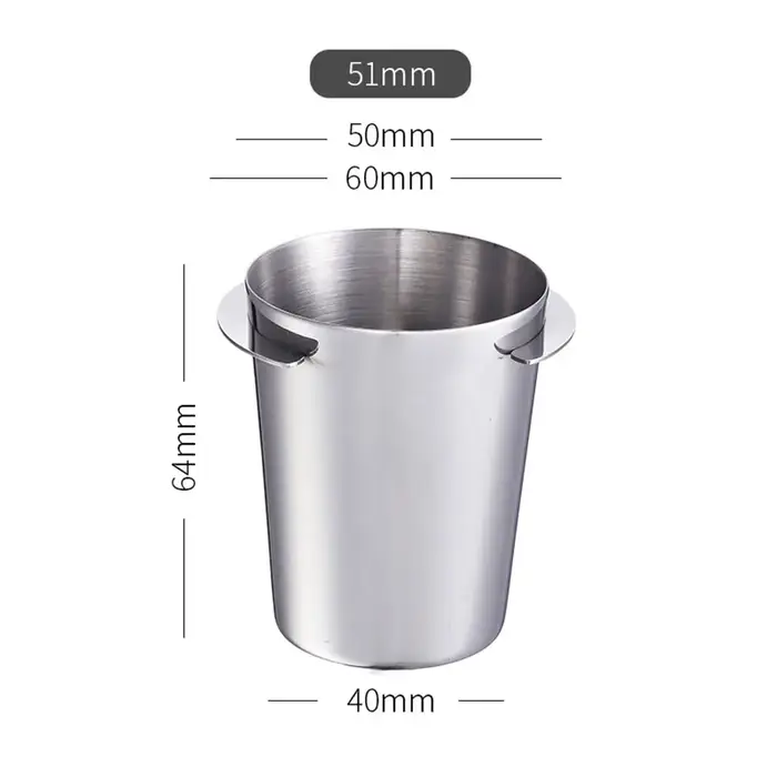 Tasse de dosage de café réutilisable pour machine à expresso