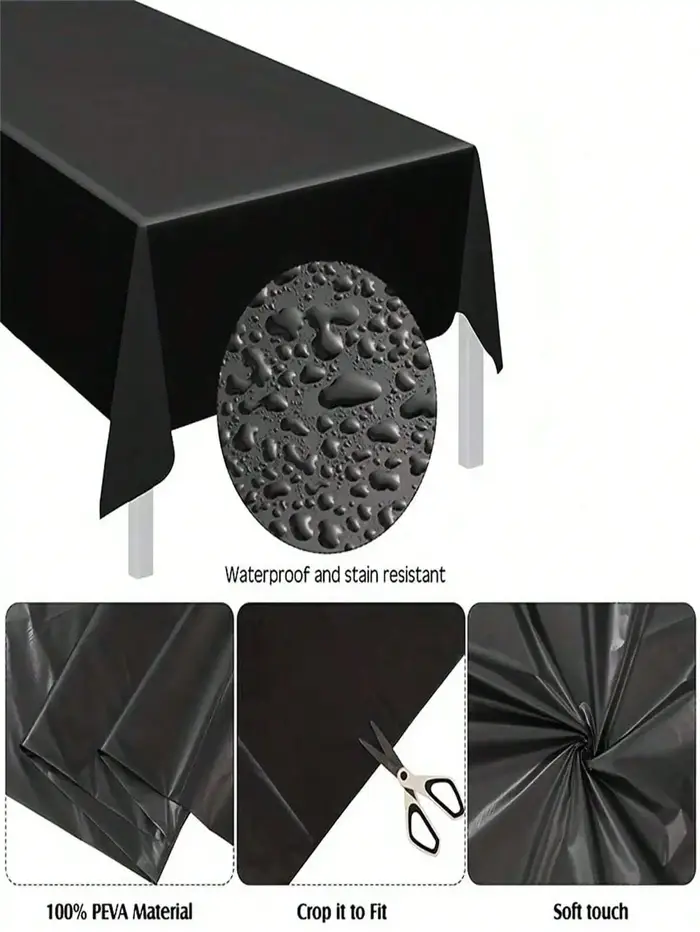 Nappe jetable de couleur unie