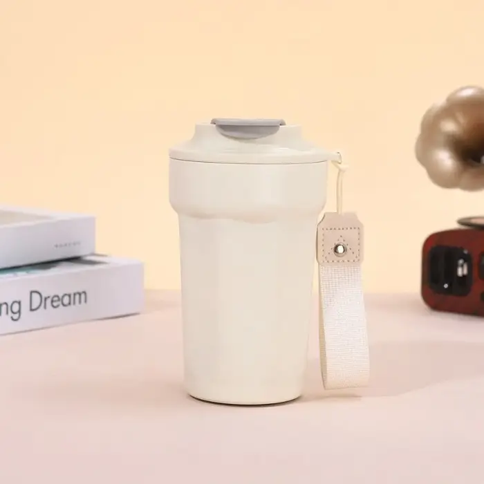 Tasse à café créative à huit angles en acier inoxydable