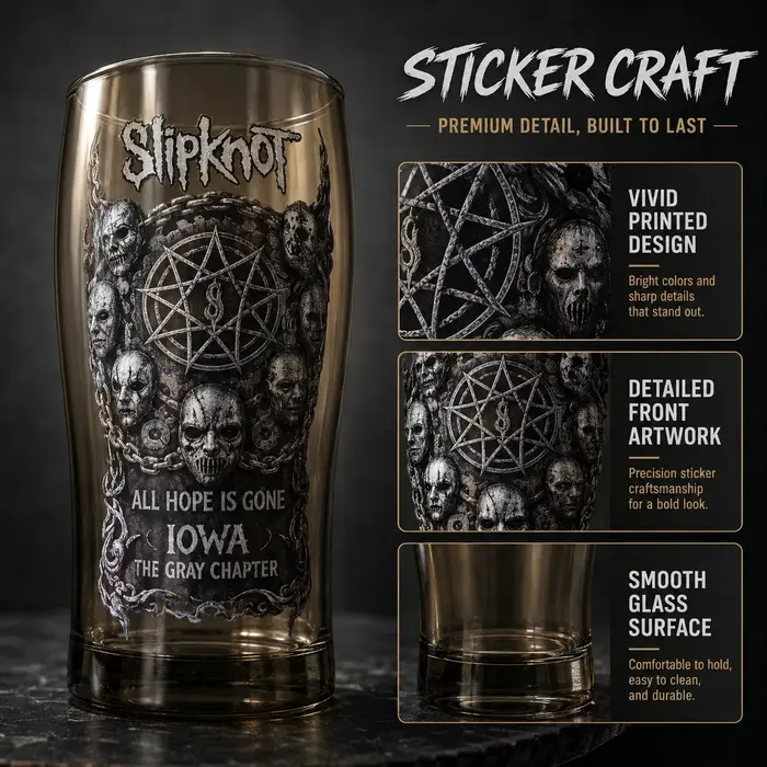 Verre à bière à thème Slipknot