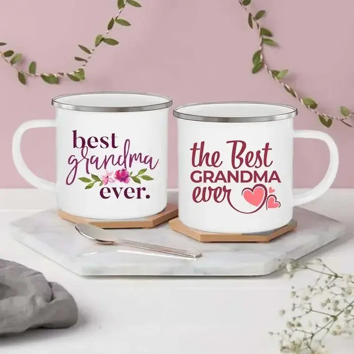 Tasse à café originale « La meilleure grand-mère de tous les temps », mugs à bière, tasses de petit-déjeuner, tasses à thé, vaisselle à boisson, rares, amusantes, de voyage, mignonnes
