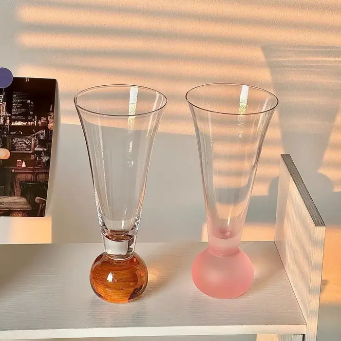 Verre à Champagne planète créative