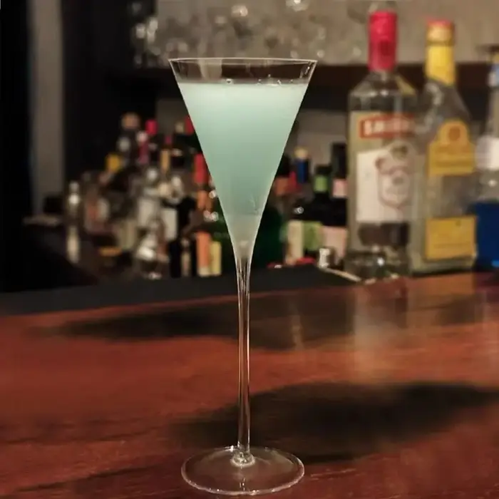 Verre à Martini Kimura fait main, verre à champagne, verre à cocktail