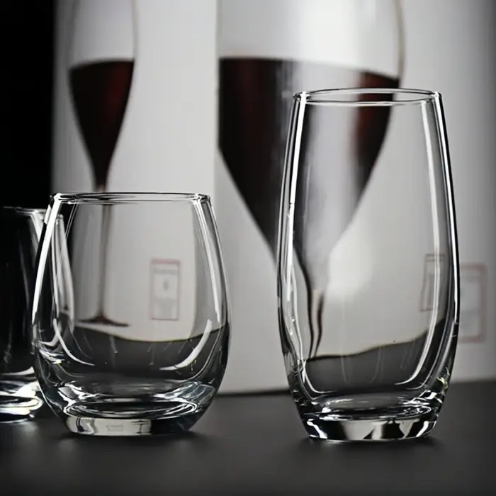 Verre à whisky transparent