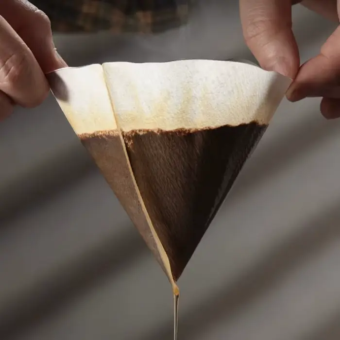 Papier filtre à café, filtre en papier conique jetable