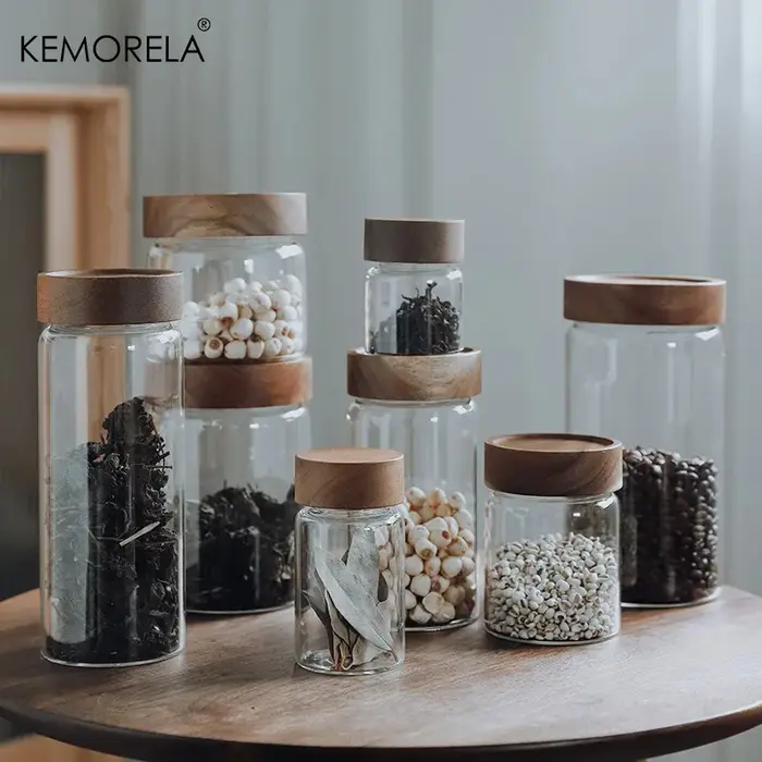 Bocaux de Rangement Scellés en Verre à Usage Domestique