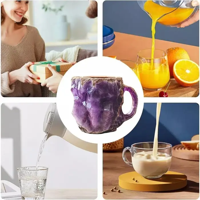 Tasse à café en cristal minéral 2025
