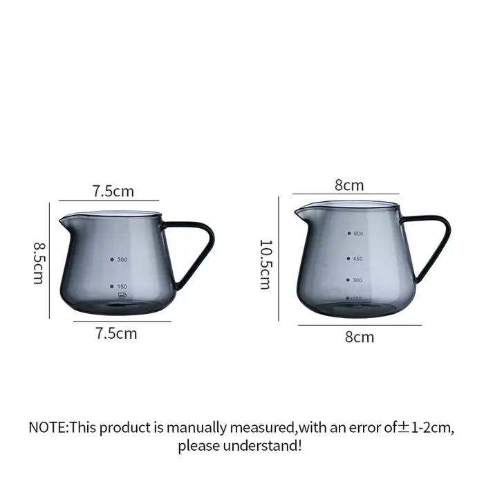 Cafetière en verre réutilisable