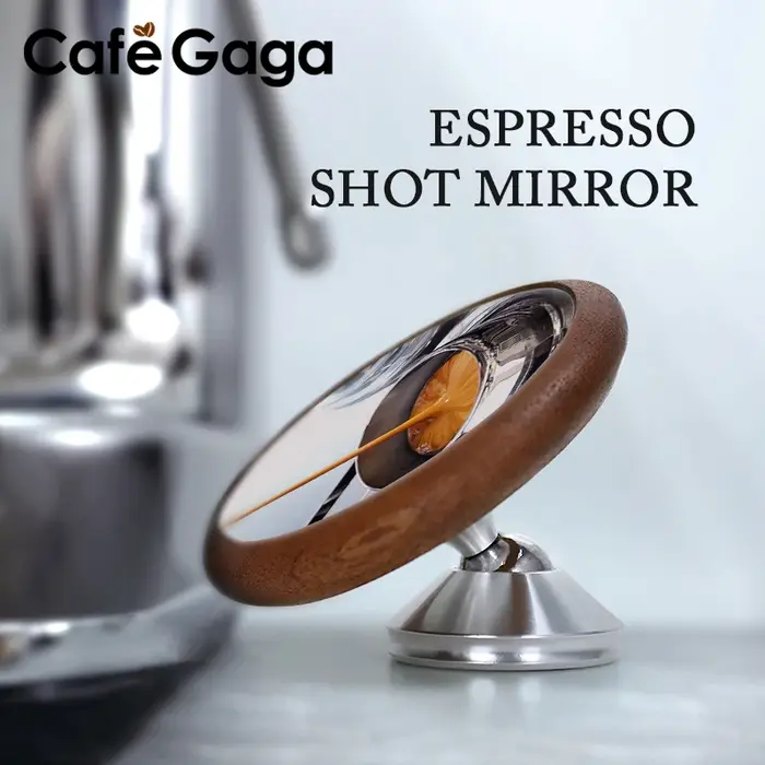 Miroir de tir d'extraction d'espresso