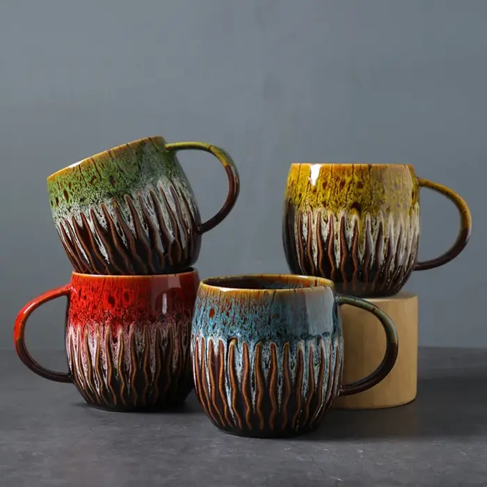 Tasse à café créative à changement de four de 600ml