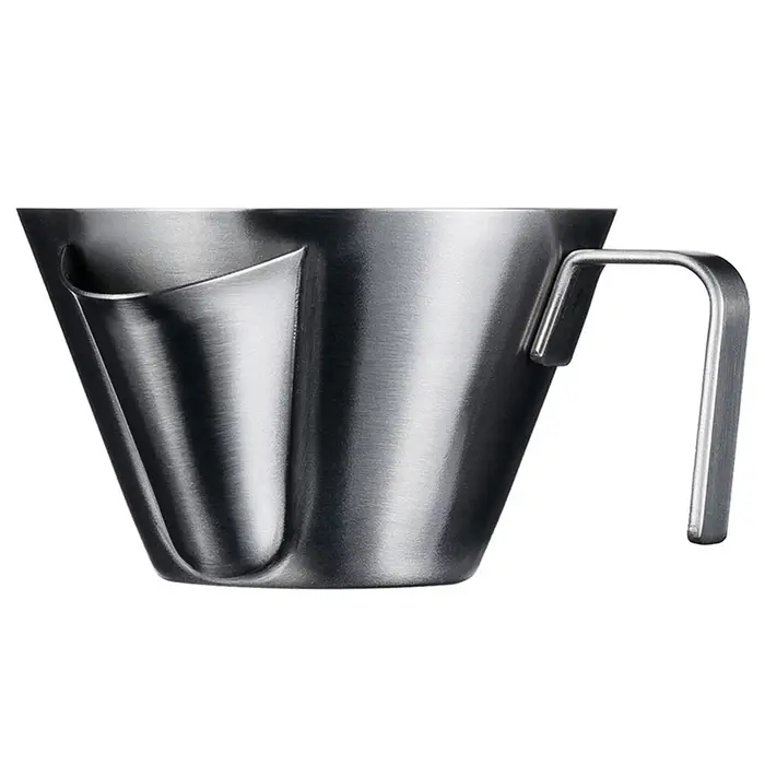 Tasse à mesurer expresso crème à café tasse séparée tasses verseuses en acier inoxydable avec poigné