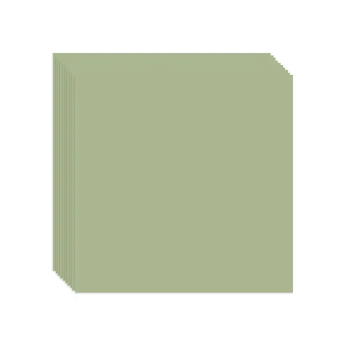 Assiette de couleur unie vert sauge