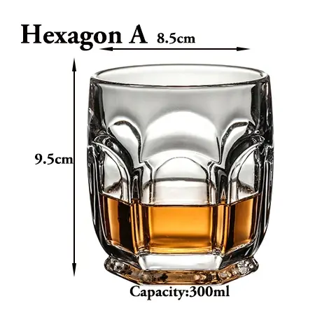 Verre à whisky, gobelets à roches à l'ancienne
