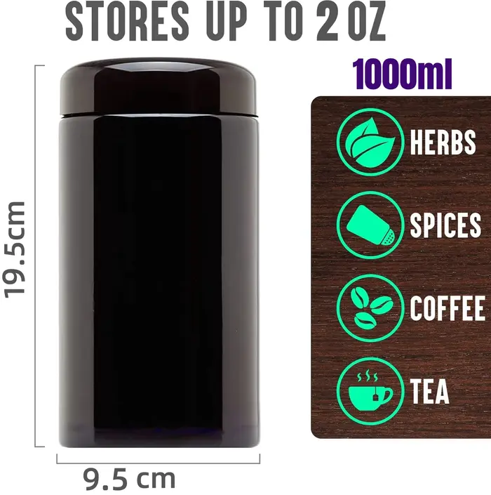 Récipient hermétique de 1/2 Oz 250ml