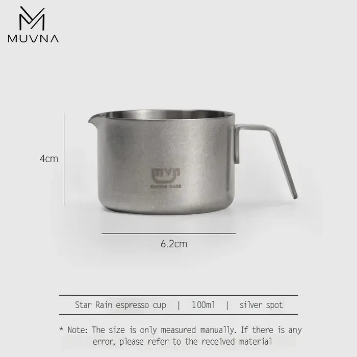 Tasse à mesurer pour café expresso MUVNA 100 ml