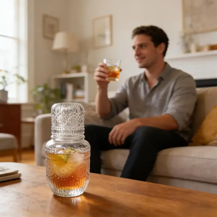 Carafe et verre à eau de 550 ml