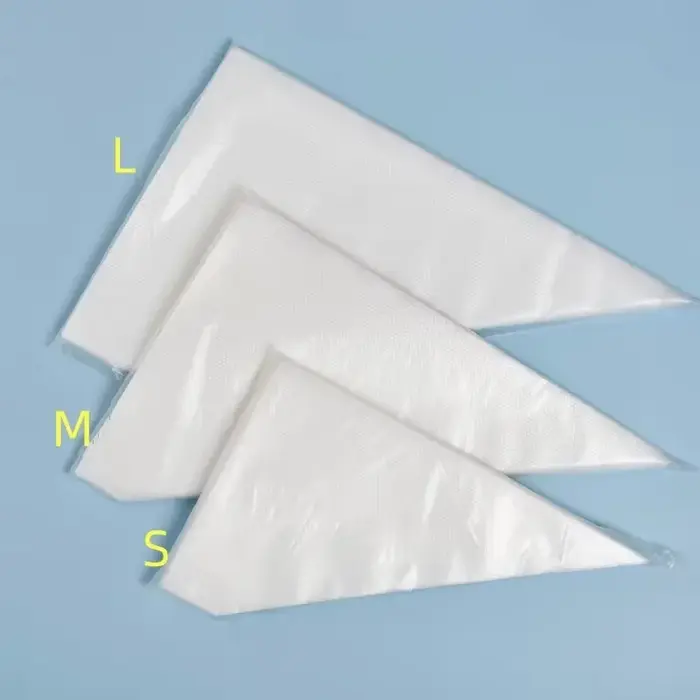 Sacs à pâtisserie jetables épais, 100 pièces, bricolage, décoration de crème de gâteau, sac à passepoil, sac de glaçage, fournitures de cuisson, manches à pâtisserie