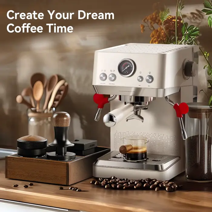 Doseur de café expresso MHW-3BOMBER avec 3 doseur d'espresso calibré à ressort 30lbs doseur manuel a