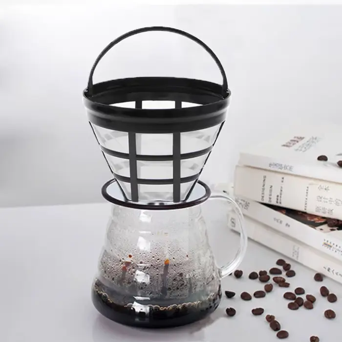 Tasse filtrante à café en métal multifonctionnelle