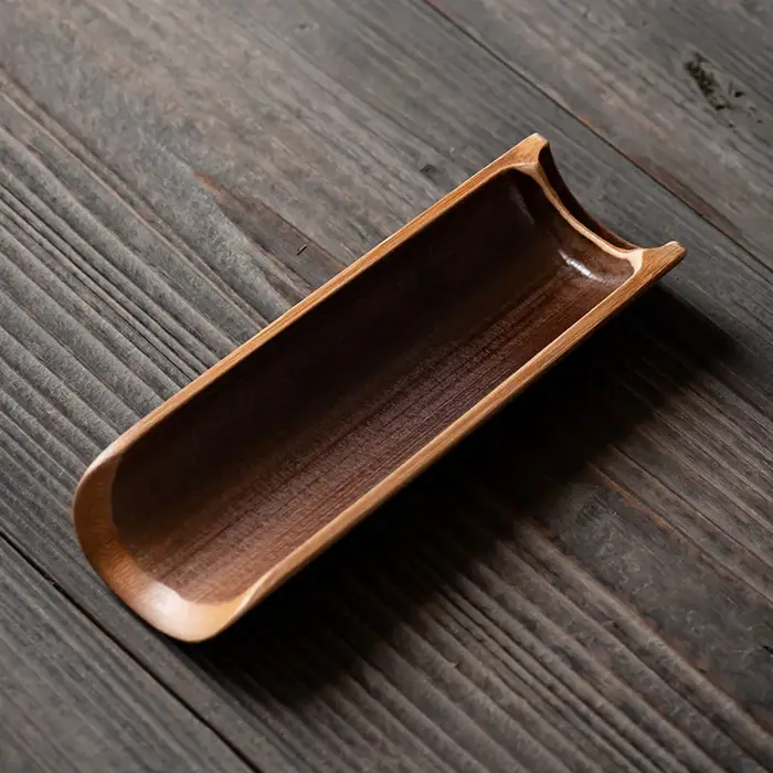 Cuillères à thé en bambou naturel, accessoires faits à la main, cuillère à thé en bambou de haute qu