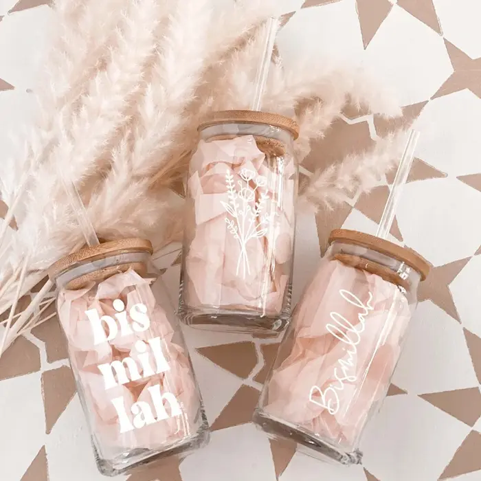 Tasse en verre Transparent Eid al-adha Bismillah