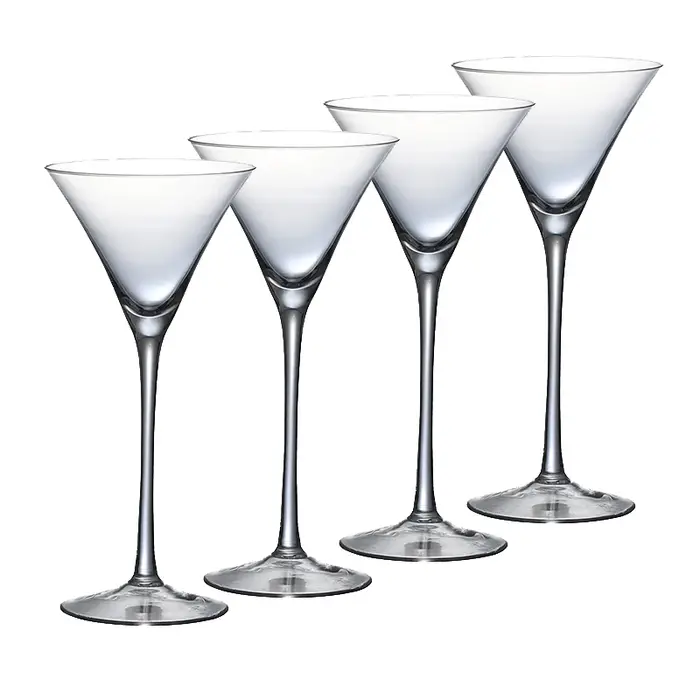 Ensemble de verres à cocktail et à martini, 130ml, 4 pièces