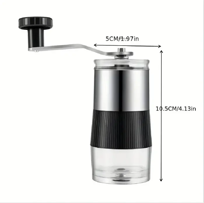Nouveau mini moulin à café manuel portable en acier inoxydable