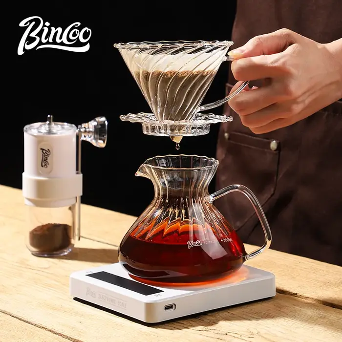 Carafe à café en verre Bincoo 500 ml / 600 ml