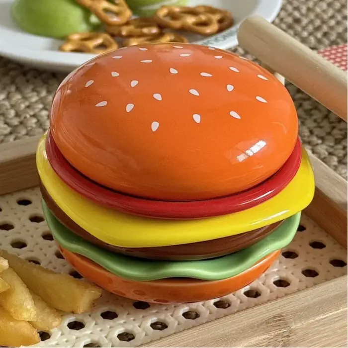 Dessin animé mignon en céramique saveur plat trempage Sauce assaisonnement ménage petit
