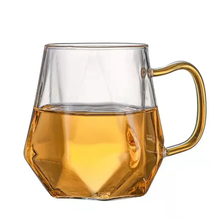 Bouteille d'eau en verre de grande capacité