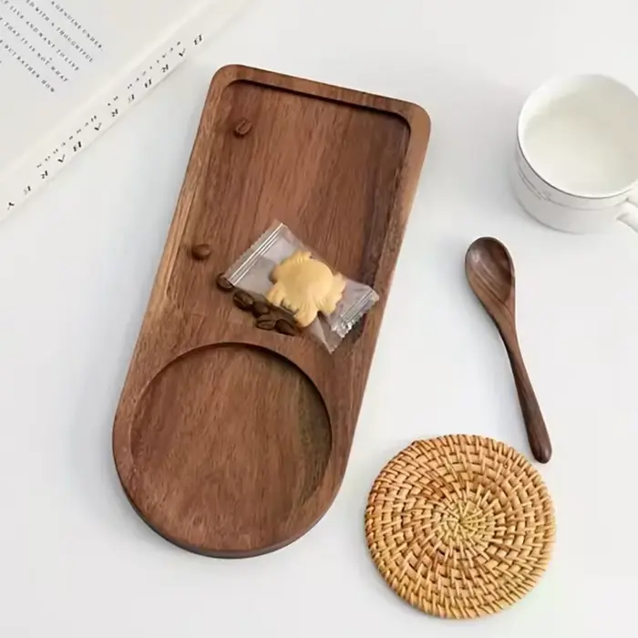 Plateau à café en bois