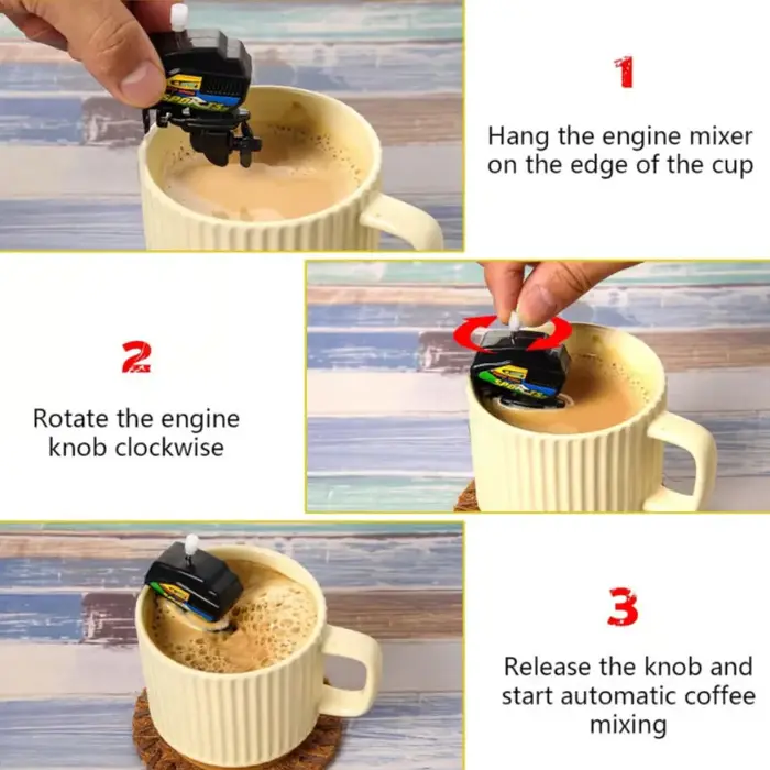 Mini bateau à moteur pour café
